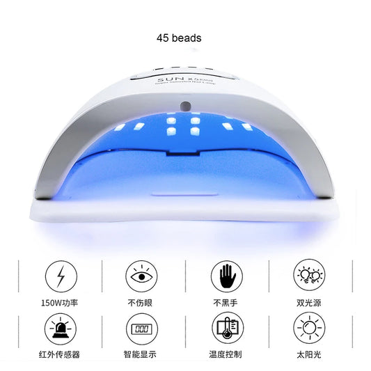 Lámpara LED UV para uñas de gel de secado rápido